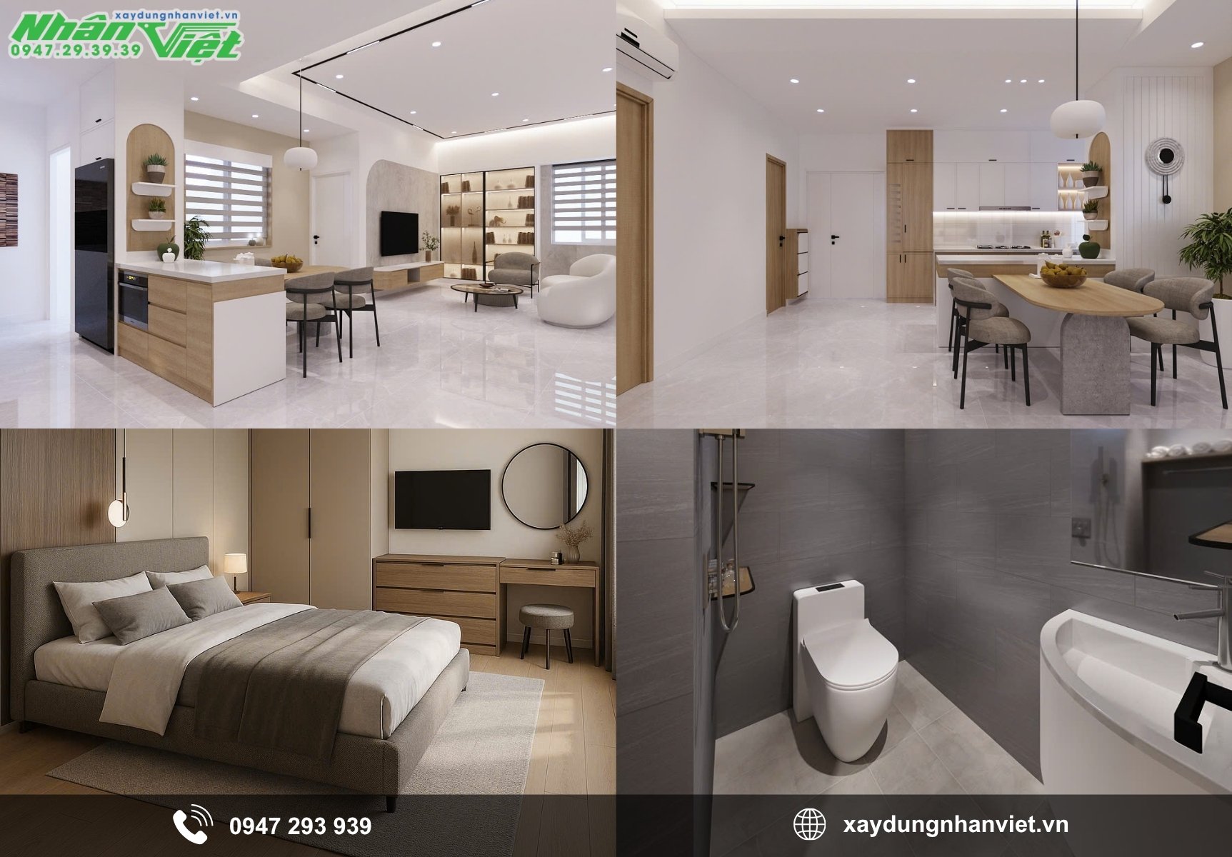 Quy trình thi công hoàn thiện của Xây Dựng Nhân Việt